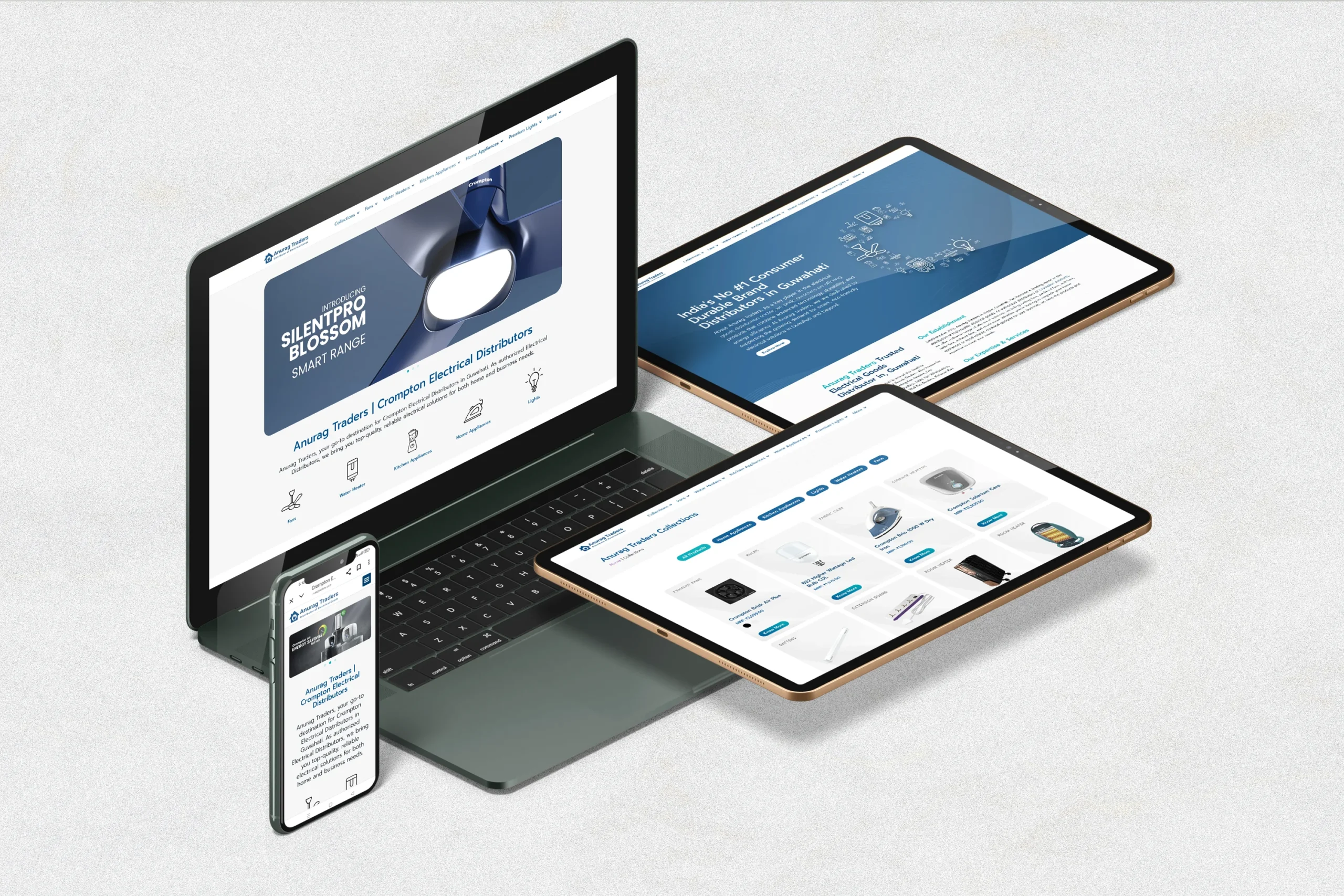 Anurag Traders Mockup