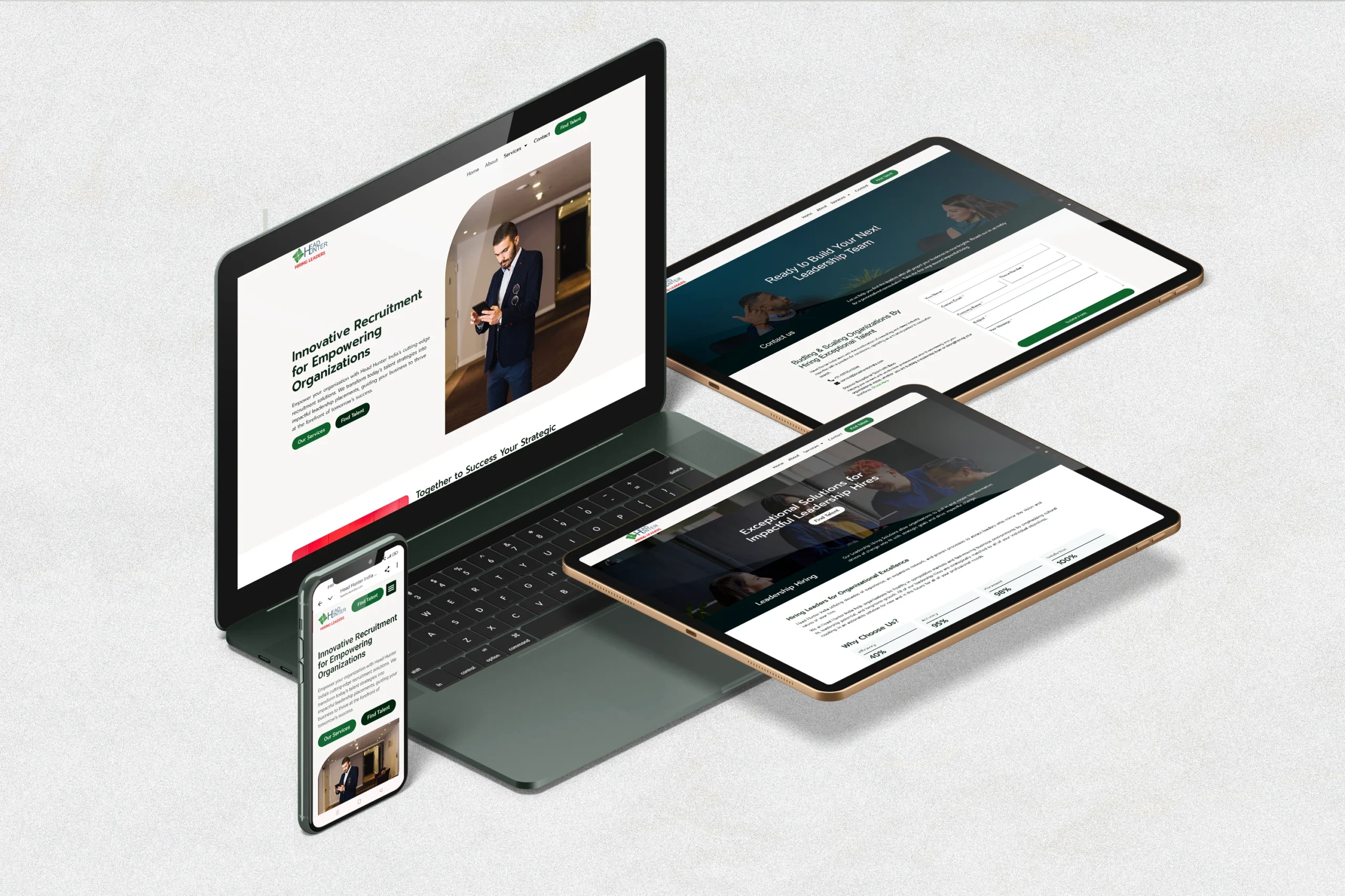 Head Hunter India Mockup