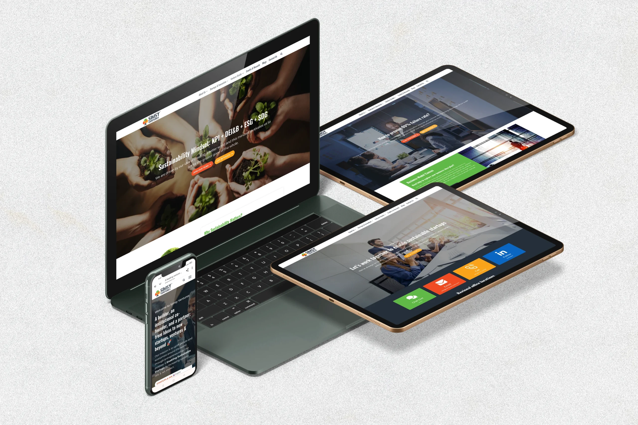 Simsy Venture Mockup