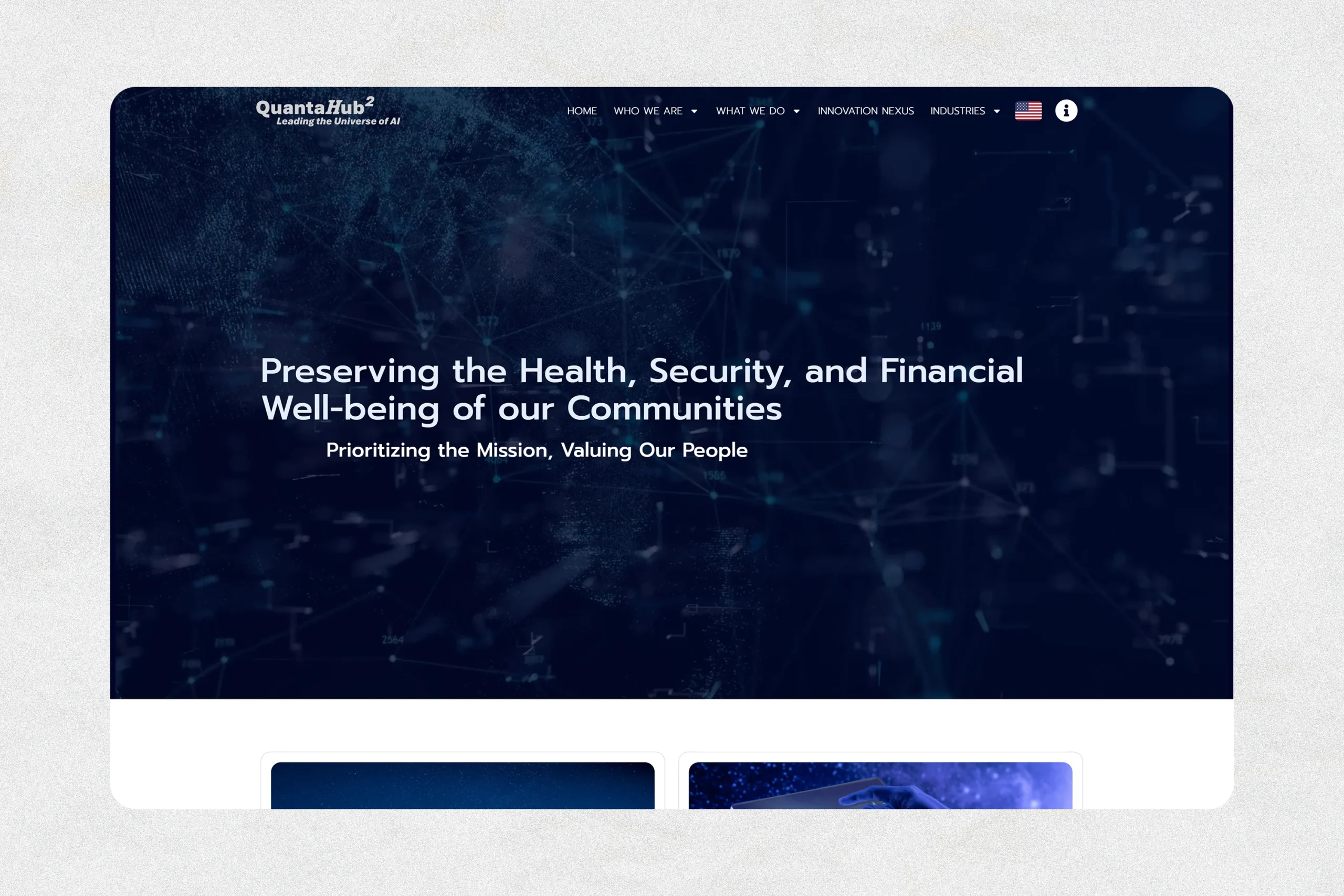 QuantaHub Hero Banner