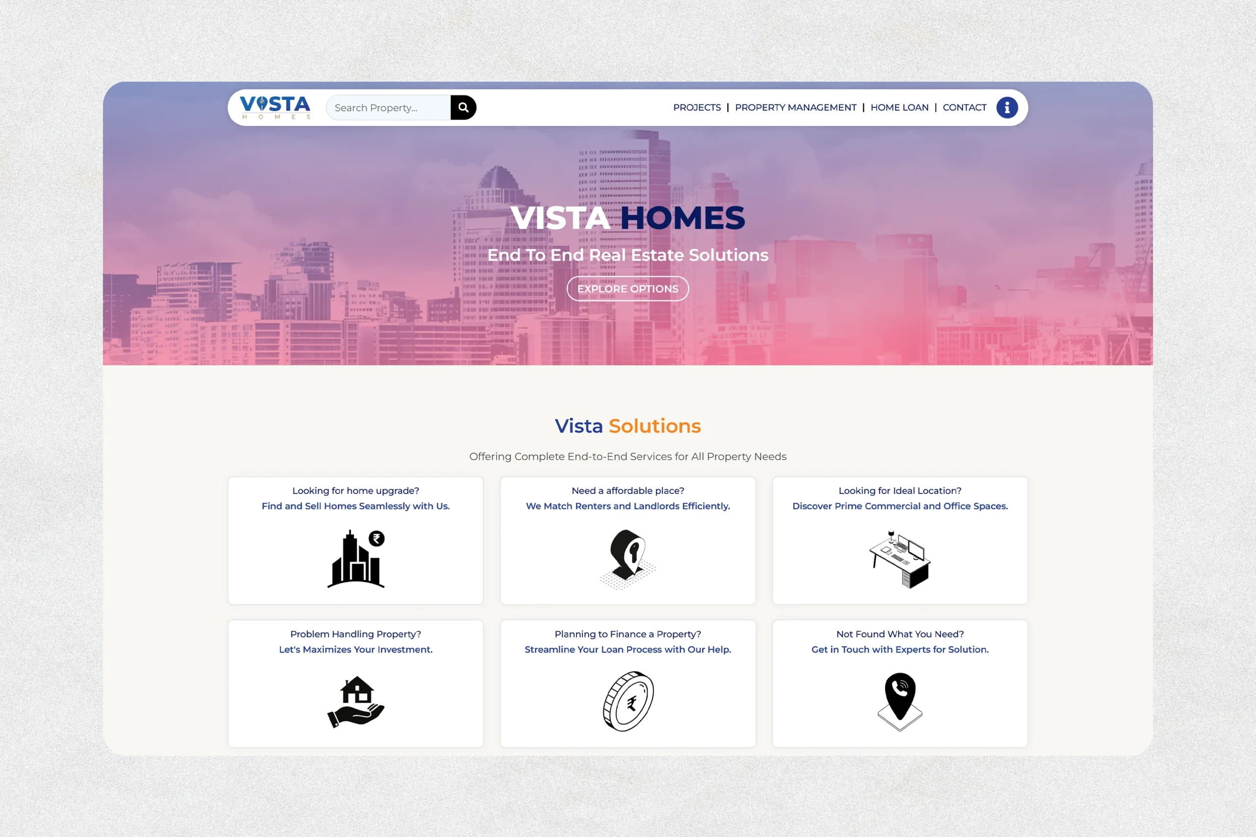 Vista Homes Banner