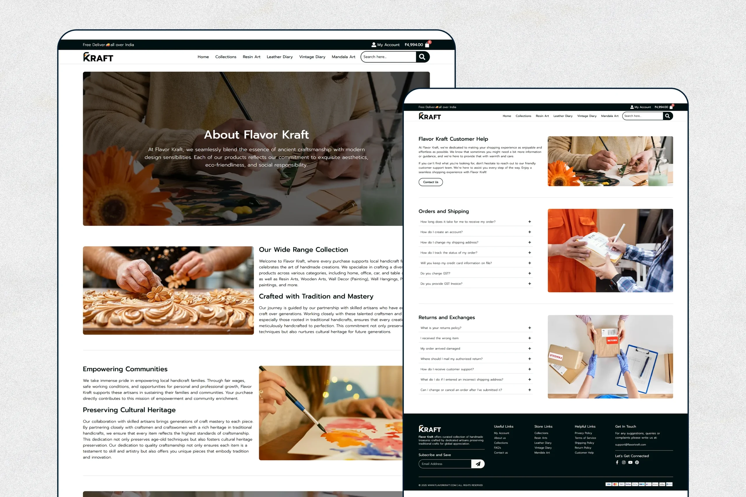 Flavor Kraft About Page