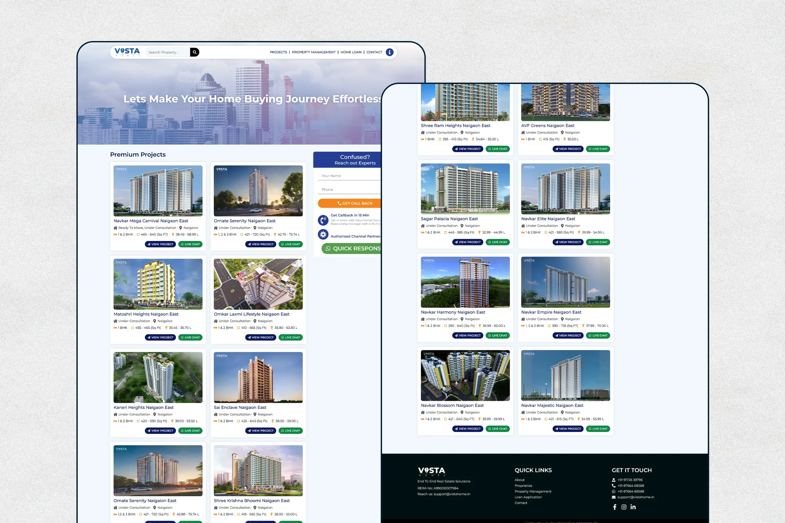 Vista Homes Property