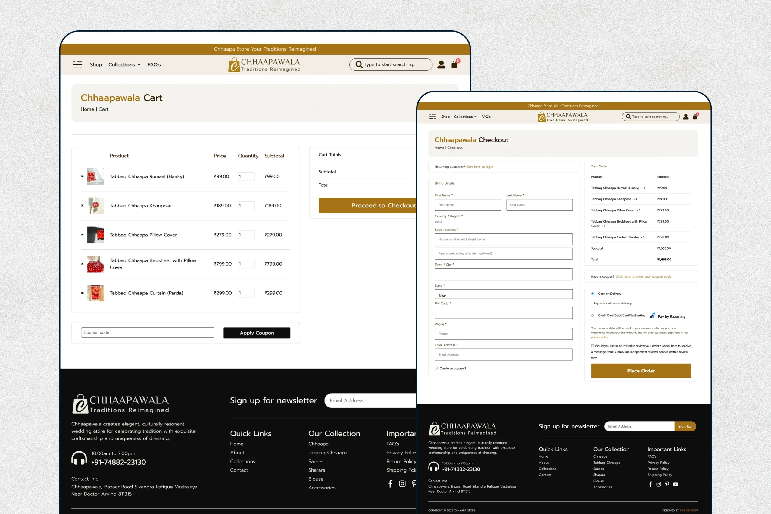 Chaapawala Checkout Page