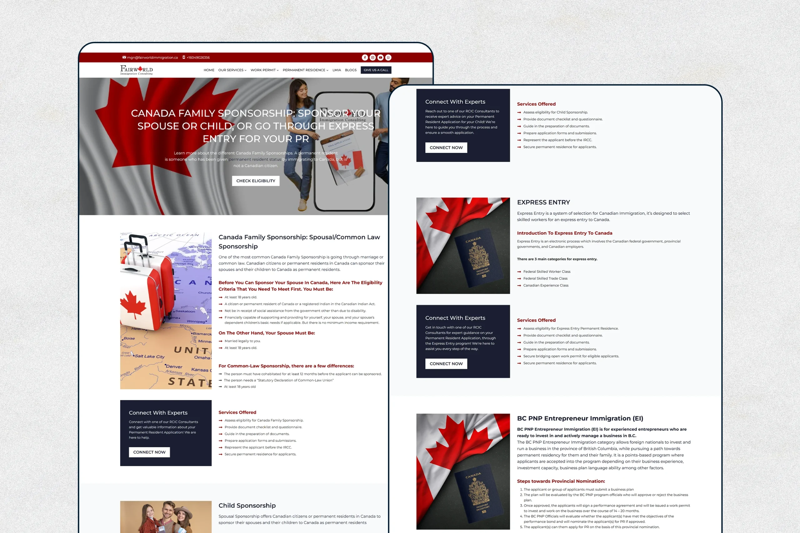 Fairworld Immeregation Page