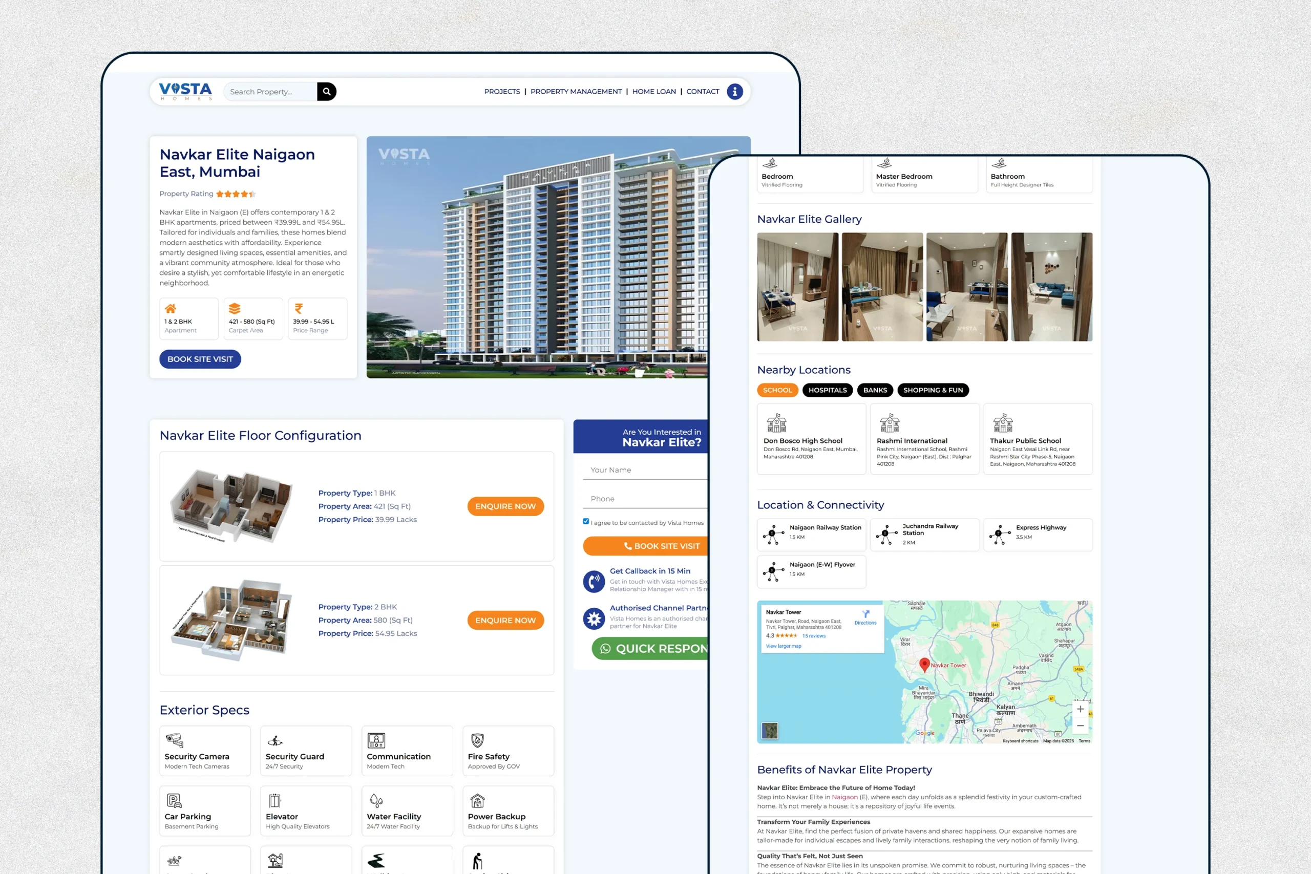 Vista Homes Single Property