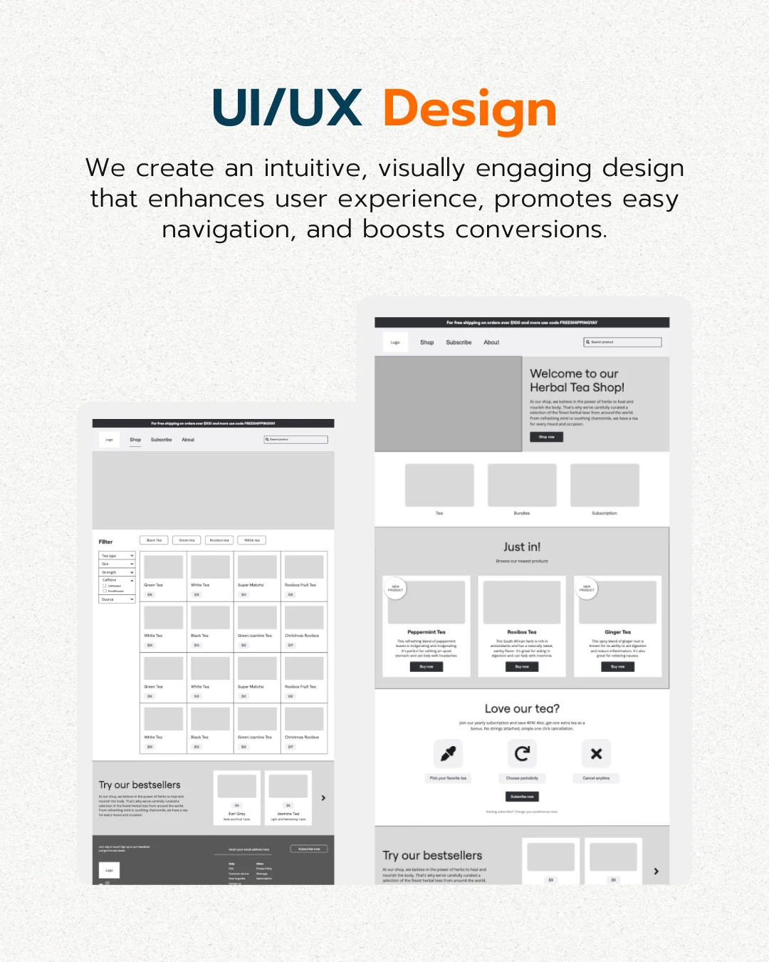 eCommerce UI/UX Design