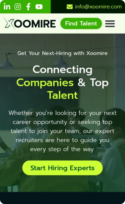 Xoomire Recruitment